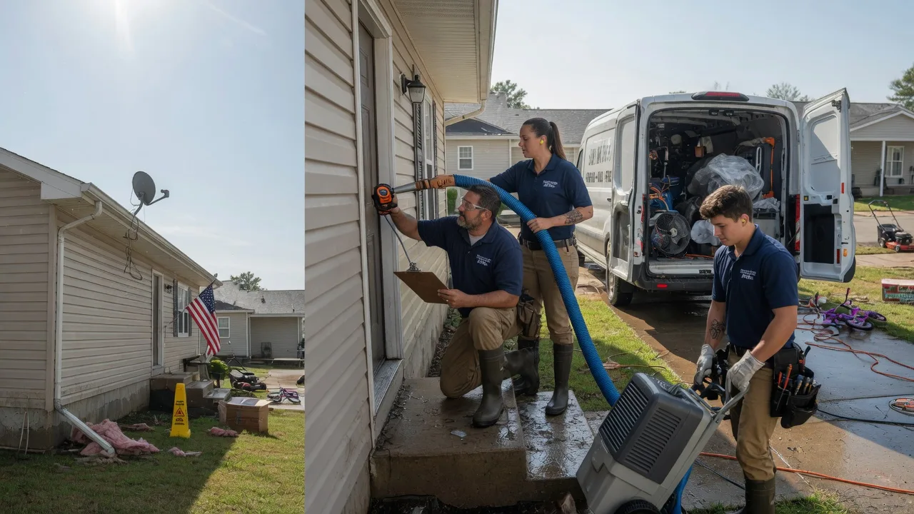 Ceiling Water Damage Restoration in Davidsville, PA near me